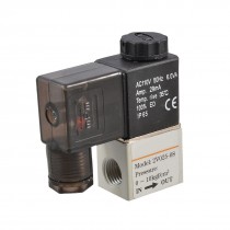 2V025 08 AC 110V 29mA 2 Way 2 Position Pneumatic Solenoid Valve