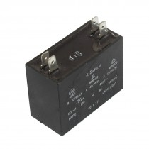 450VAC 4.5uF 4 Terminals Air Conditioner Fan Run Capacitor