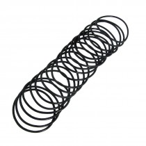 20 Pcs 70mm Outside Dia 3.1mm Thick Filter Rubber O Ring Seal Black
