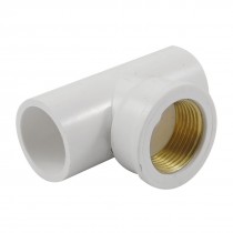 3/4" PT Female Thread 3 Way Water Pipe Tube Adapter Connector Coupler