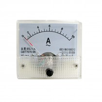 Fine Tuning Dial Panel Ampere Meter AC 0-10A 85L1-A