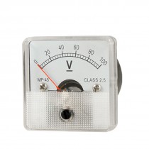 Analog Voltage Panel Meter DC 0-100V Voltmeter MP-45