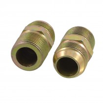 2 Pcs Air Pneumatic 3 4" x 3 4" PT Male Thread Pipe Connectors Adapters