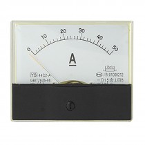 DC 0-50A Current Testing Rectangle Panel Meter Aperemeter Gauge