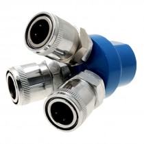 3-way Pass Quick Connect Coupling Hose Coupler for Pneumatic