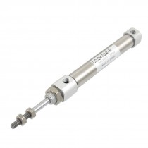 Stainless Steel 25/64" Bore 1 37/64" Stroke 1.0 Mpa Double Action Air Cylinder