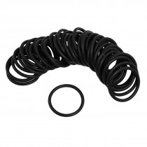 35mm x 3mm Mechanical Nitrile Rubber O Ring NBR Seals 50 Pcs