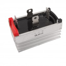 QL5010 Aluminum Heat Sink Base Single Phase Bridge Rectifier 50A 1000V