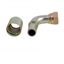 Hydraulic 3/4" PT Thread 90 Degree Cone End Oil Pipe Fitting Connector