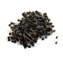 500 Pcs 2 Pins Terminal Yellow Light LED Lamp Emitting Diode