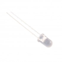 50 Pcs 5mm Round White LED Light Emitting Diode Lamps