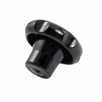 Spare Part M10 Female Thread 50mm Head Lobe Knob Black