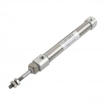 Double Action 25/64" Bore 1 10/13" Stroke 1.0 Mpa Stainless Steel Air Cylinder