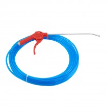 Clear Blue 10M 32 8ft 6mm x 4mm Polyurethane PU Hose Pipe w Air Blow Gun