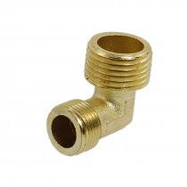 Air Compressor 16.5 x 20.5mm Brass 90 Degree Male Elbow
