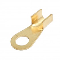 Open Cable Connector Ring Tongue Copper Passing Through Terminal