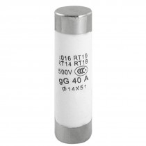 500V 40A Ceramic Tube Cylindrical Fuse Links 14 x 51mm (Bag of 5)