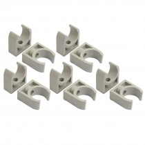 10 Pcs 25mm Diameter PPR Water Supply Pipe Clamps Clips Fittings