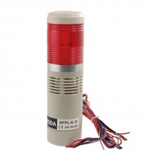 Red LED Flashing Buzzer Alarm Industry Tower Signal Stack Light Bulb 90dB