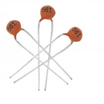 50 x 560pF 50V Low Voltage DIP Ceramic Disc Capacitors
