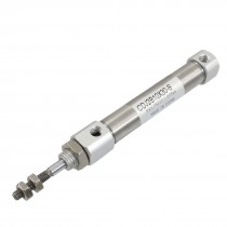 Double Action 25/64" Bore 1 2/11" Stroke Stainless Steel Air Cylinder 1.0 Mpa