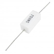 0.5 Ohm 5W Wire Wound Ceramic Cement Resistors 10 Pcs
