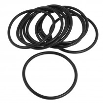 10 Pcs 90mm x 5mm Black Nitrile Rubber O Ring NBR Seal Grommets