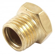 12mm Male Thread V Type Brass Exhaust Muffler Silencer