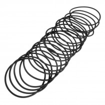 85mm x 3.1mm Rubber Sealing Washers Oil Filter O Rings Black 20 Pcs