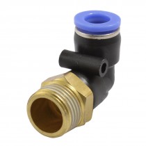8mm Hole 16mm Threaded Pneumatic Quick Fitting Joint Connector