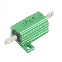 Green 10 Watt 5 Ohm 5% Aluminum Shell Wire Wound Resistor