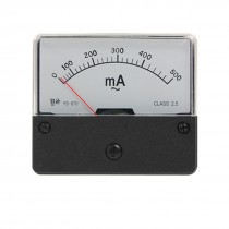 AC 500mA Rectangular Panel Analog Meter Ammeter YS-670