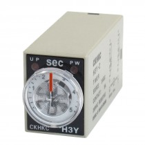 H3Y-2 DC 24V DPDT 0-5 Seconds 5S 8 Pins Power on Time Delay Relay