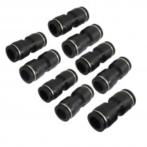 9 Pcs Air Pneumatic 12mm to 12mm Straight Push in Connectors Quick Fittings