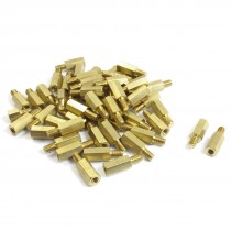 50 Pcs Male to Female Threaded Hexagonal Standoff Spacer M4 x 12mm x 18mm