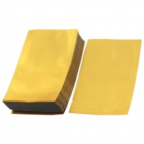 100 Pcs ESD Anti Static Shielding Bags 2.5" x 3.5" Open Top Gold Tone