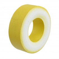 47mm x 24mm x 18mm Yellow White Iron Core Power Inductor Ferrite Ring