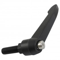 M10 10mm Dia 30mm Length Thread Metal Machine Adjustable Handle