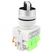 1/11" Thread Dia.NO NC DPST Latching Push Button Switch AC 660V 10A