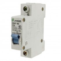 DZ47-63 C32 Single Pole MCB Miniature Circuit Breaker 32A