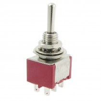 4 Pcs AC 250V 2A 120V 5A Momentary ON/Center OFF/ON 6 Pins DPDT Toggle Switch