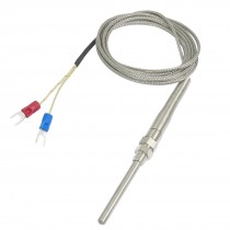 50x5mm 8mm Thread E Type Thermocouple Temperature Measurement Sensors 2 Meters