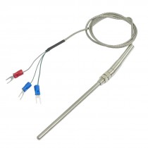 3.3FT 400C Temperature Controller Thermocouple Probe PT Type 100mm x 5mm