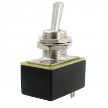 AC 220V 3A 115V 6A ON/OFF 2 Position 1P1T SPST 2 Terminals Toggle Switch