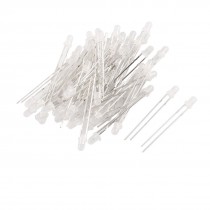 60 Pcs 3mm Common Cathode 2 Pin Terminals Yellow Green LED Light Emitting Diode