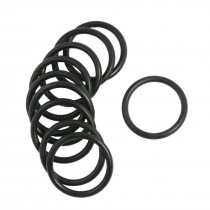 10 Pcs 24mm x 2.5mm Mechanical Rubber O Ring Oil Seal Gaskets