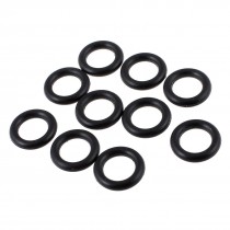 10PCS Black Rubber Oil Seal O Shaped Rings Sealing Gasket Washers 10mm x 2mm