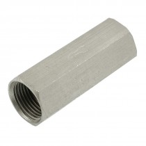 3 8" PT Thread Silver Tone Solid Brass Straight One Way Check Valve