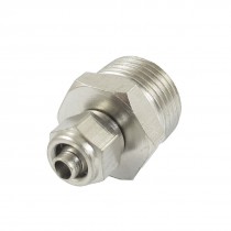 16 5mm 3 8" PT Male Thread Dia Pneumatic 4 2mm Air Hose Quick Coupler Connector