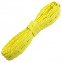 Ratio 2:1 Yellow Polyolefin 10mm Dia Heat Shrink Shrinkable Tube 3 Meter
